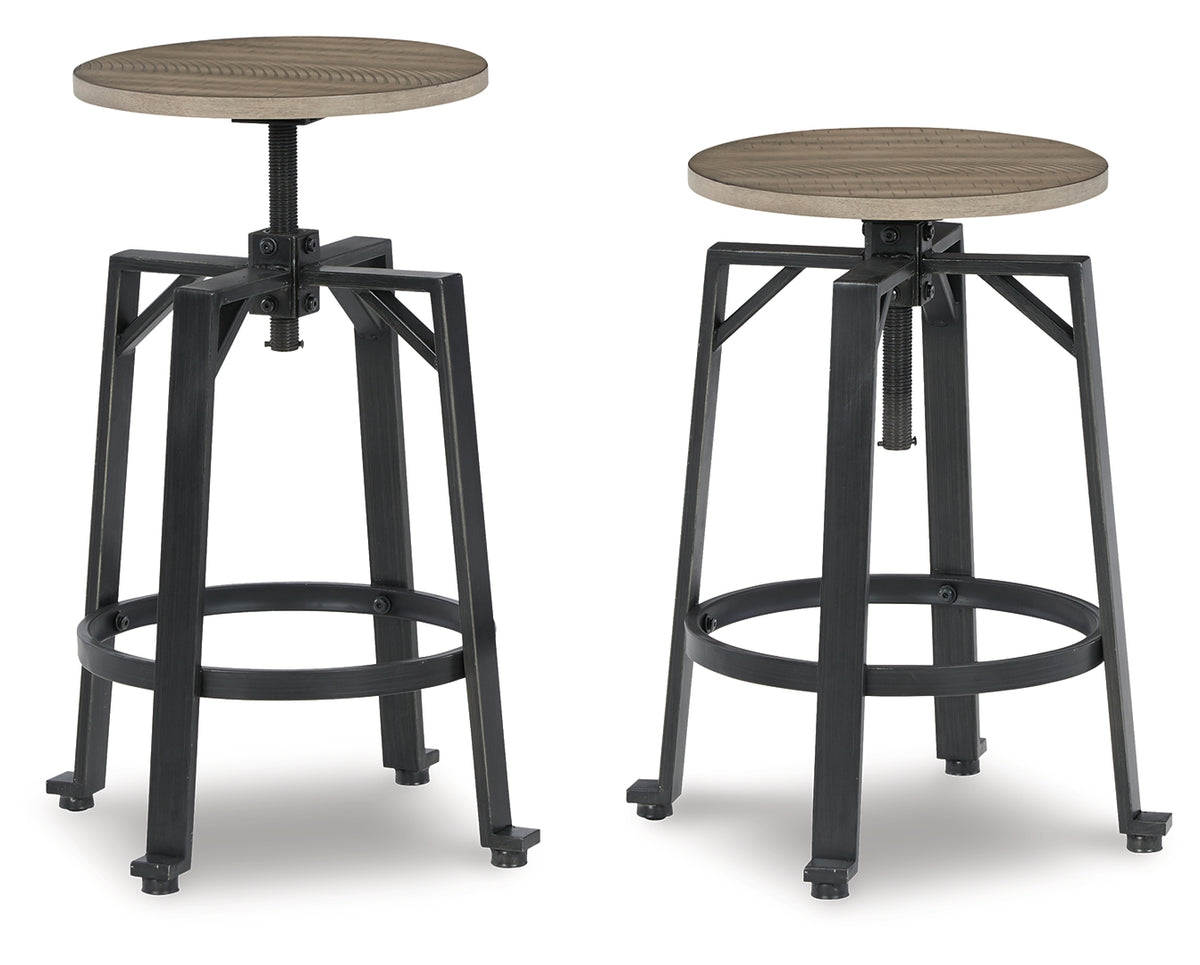 Lesterton Swivel Stool (2/CN)