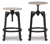 Karisslyn Swivel Stool (2/CN)