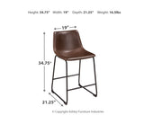 Centiar Upholstered Barstool (2/CN)