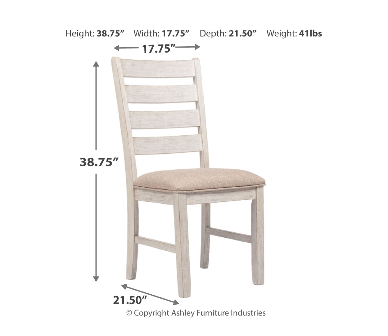 Skempton Dining UPH Side Chair (2/CN)