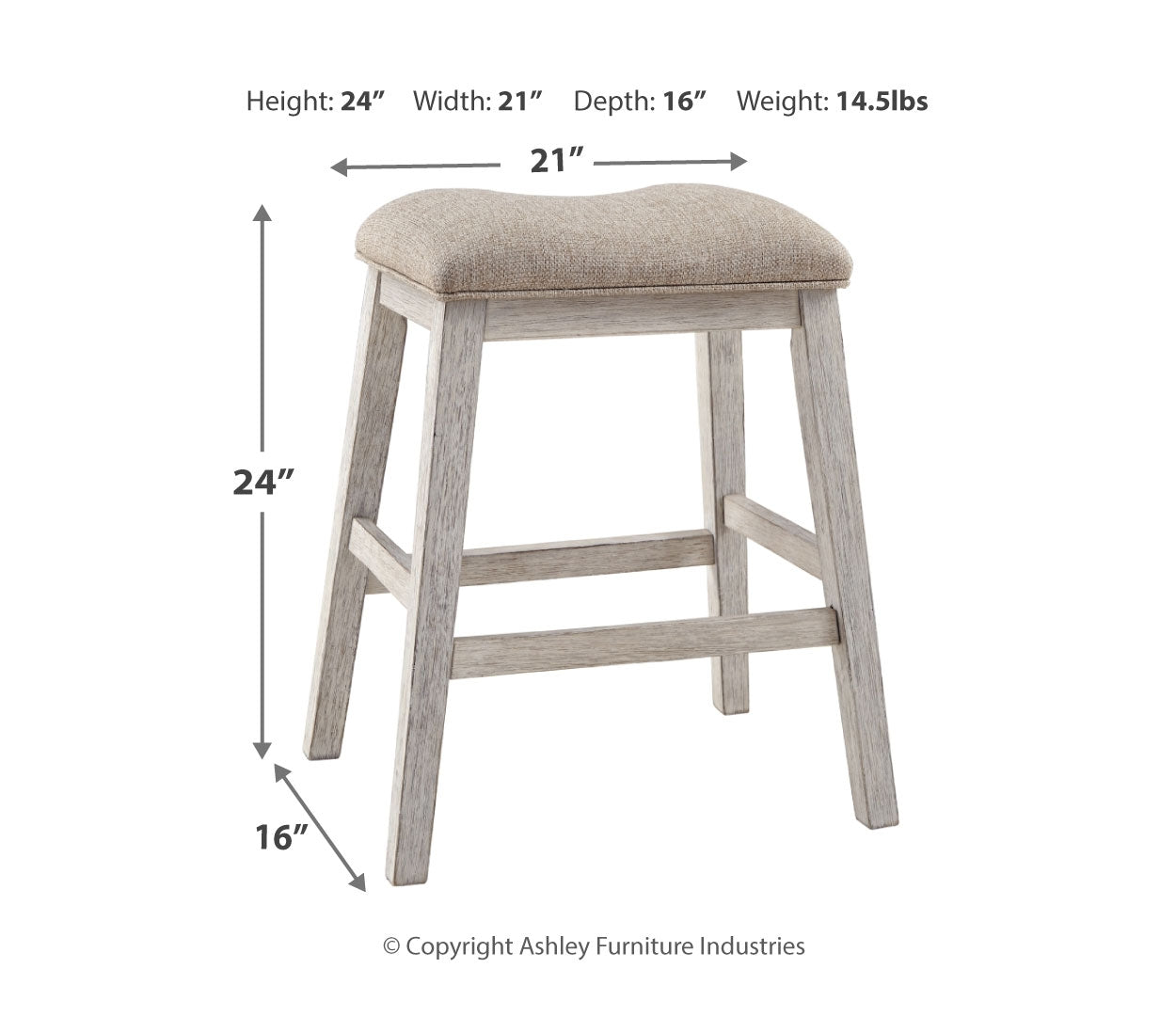 Skempton Counter Height Dining Table and 2 Barstools