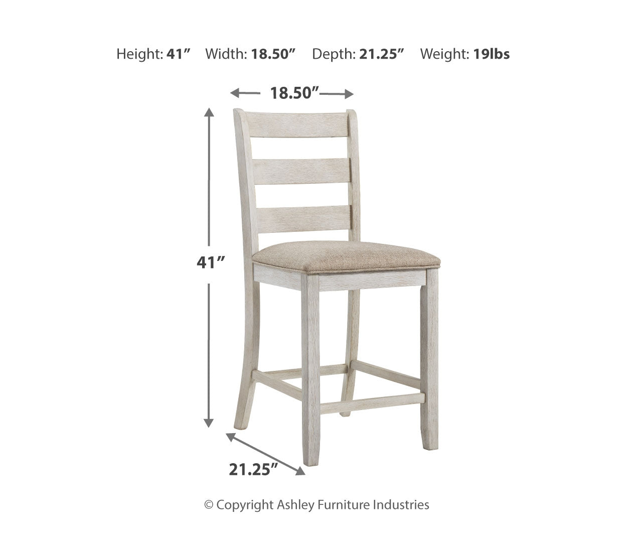 Skempton Counter Height Dining Table and 4 Barstools