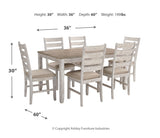 Skempton Dining Room Table Set (7/CN)