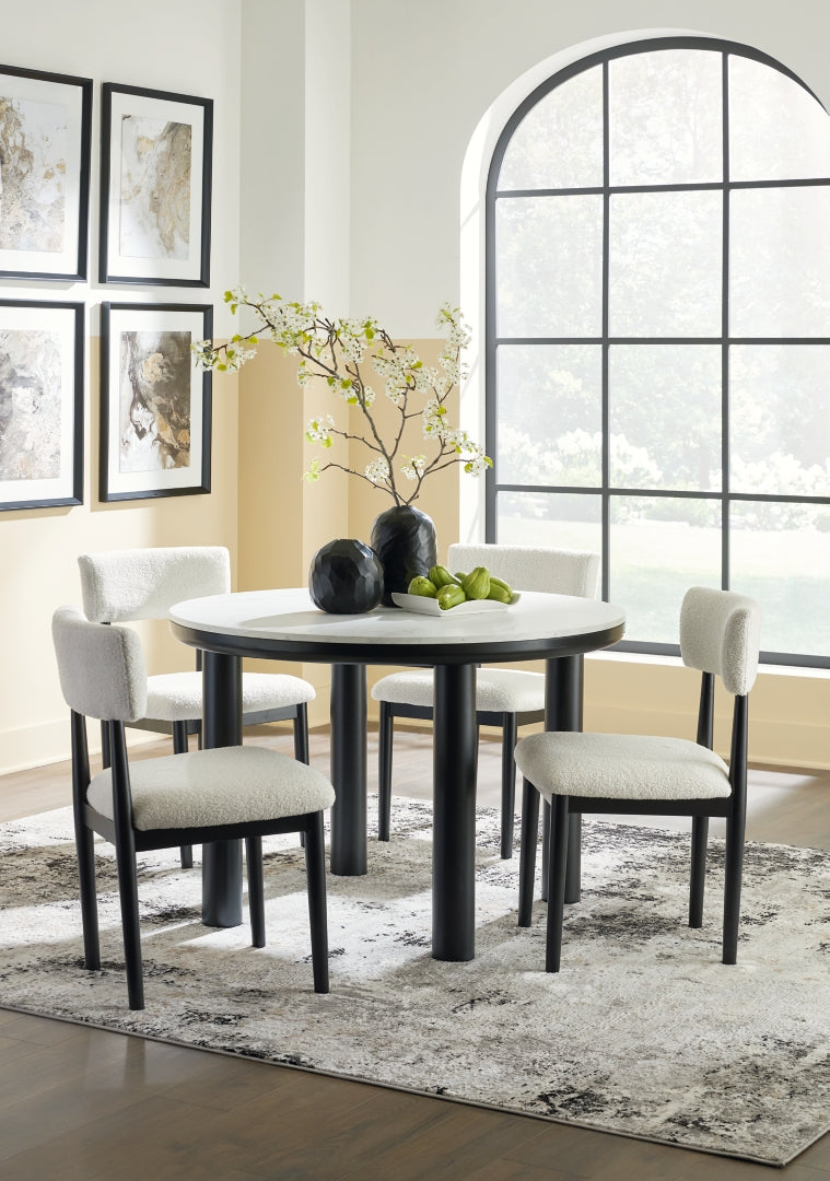 Xandrum Dining Table and 4 Chairs