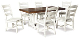 Valebeck Dining Table and 6 Chairs