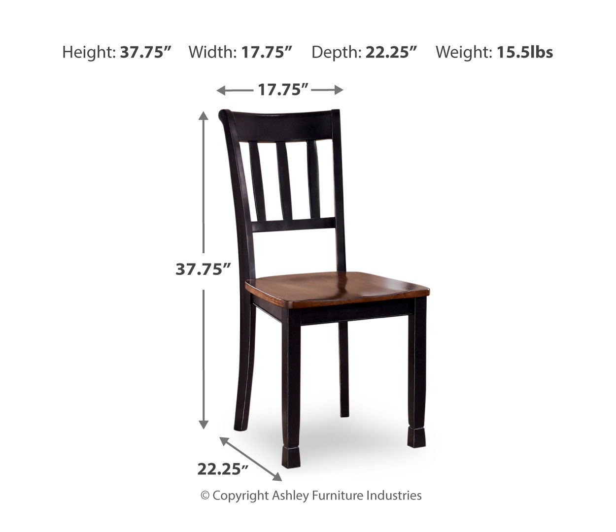 Owingsville Dining Table and 4 Chairs and Bench