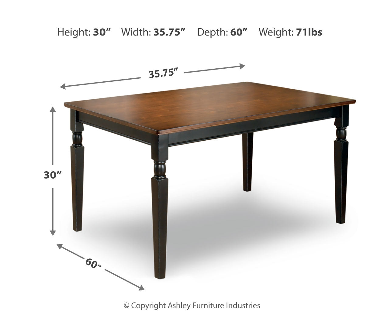 Owingsville Rectangular Dining Room Table