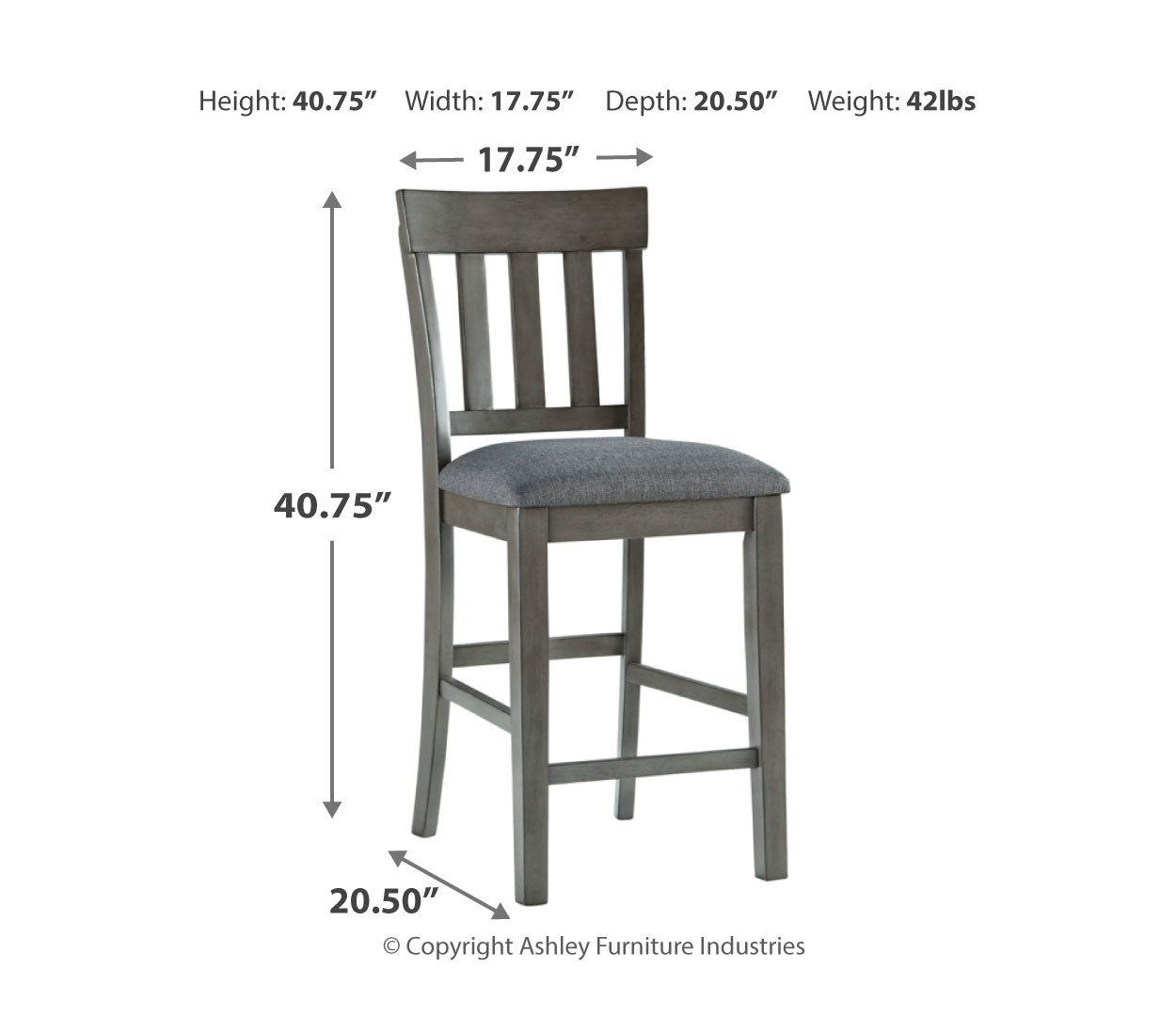 Hallanden 2-Piece Bar Stool