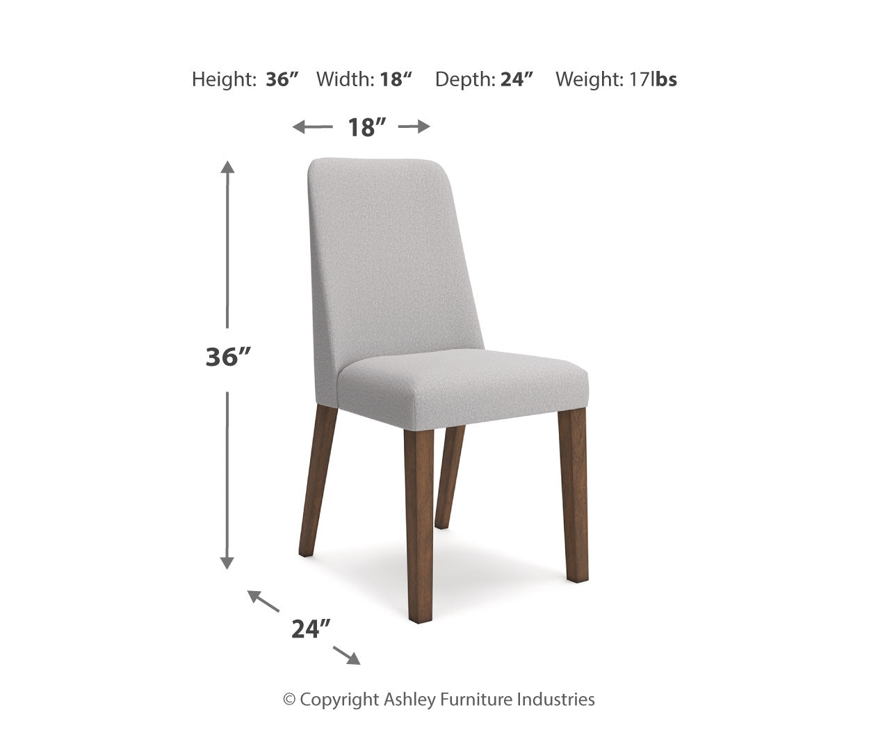 Lyncott Dining Table and 4 Chairs