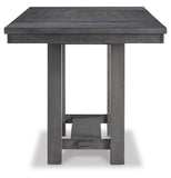 Myshanna Counter Height Dining Table and 4 Barstools and Bench with Storage