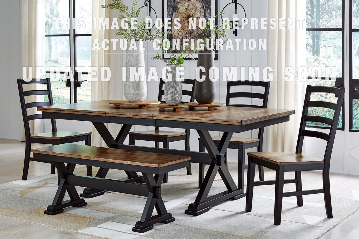 Wildenauer Counter Height Dining Table and 6 Barstools