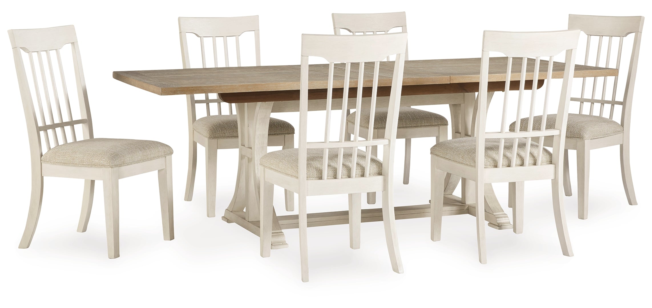 Shaybrock Dining Table and 6 Chairs with Storage