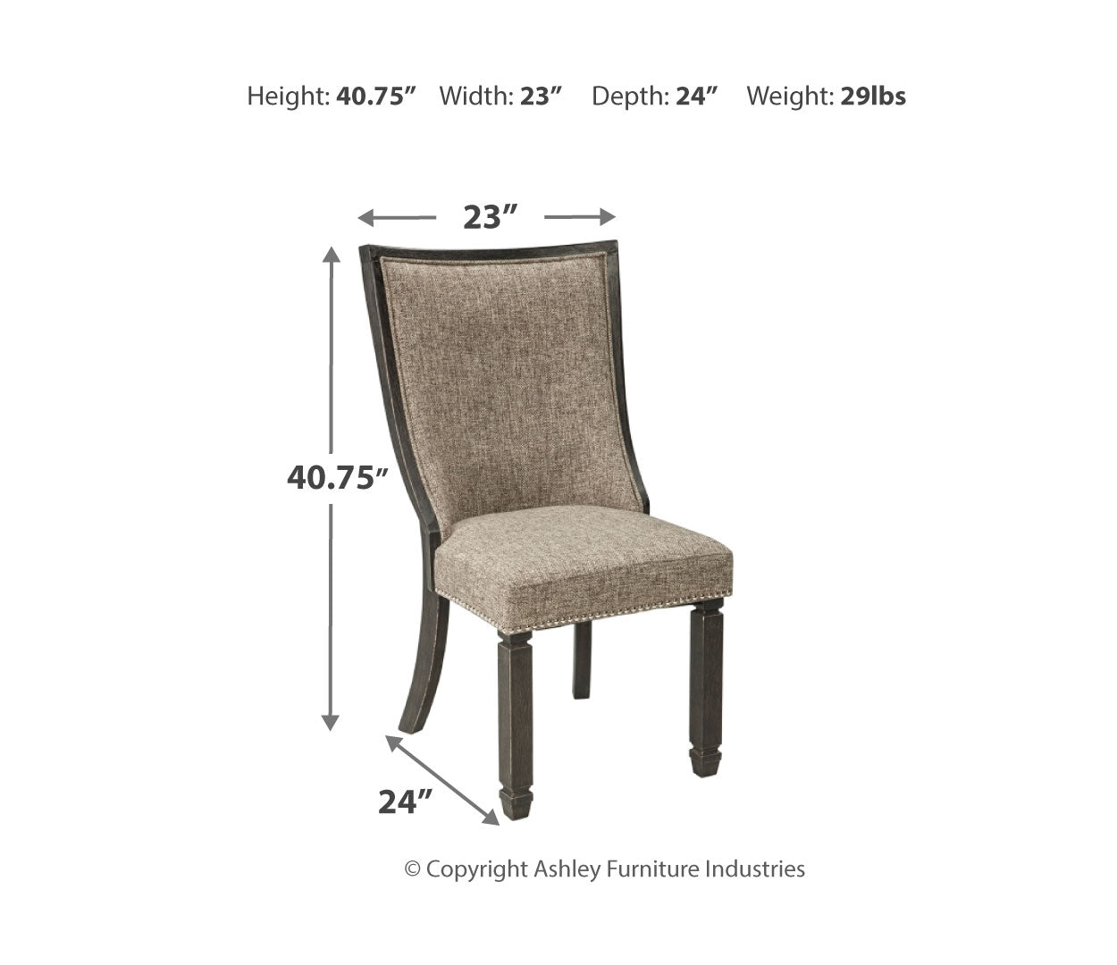 Tyler Creek Dining Table and 6 Chairs