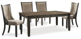 Tyler Creek Dining Table and 4 Chairs