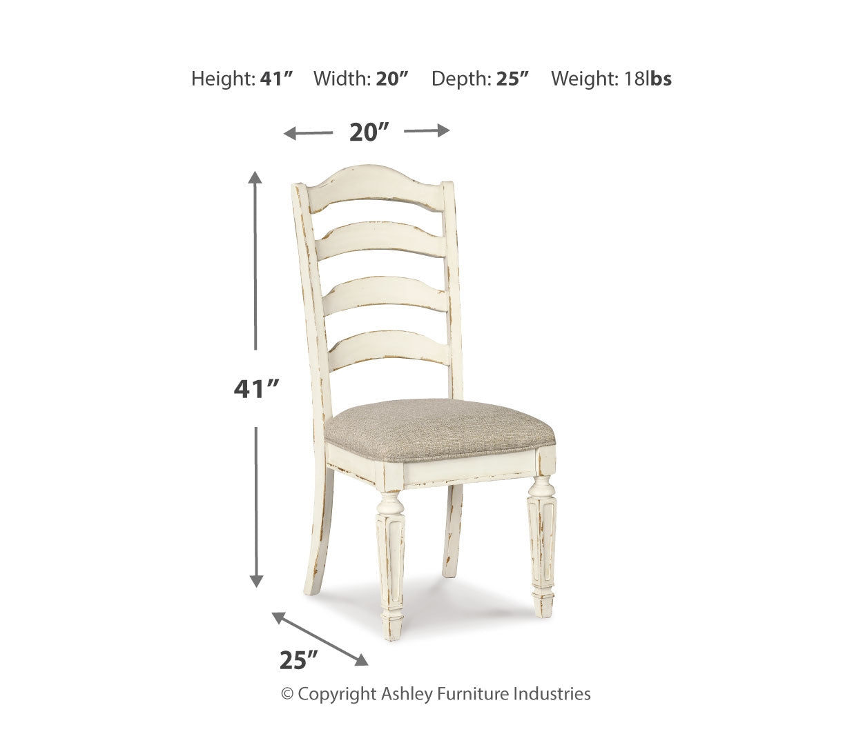 Realyn Dining Table and 8 Chairs