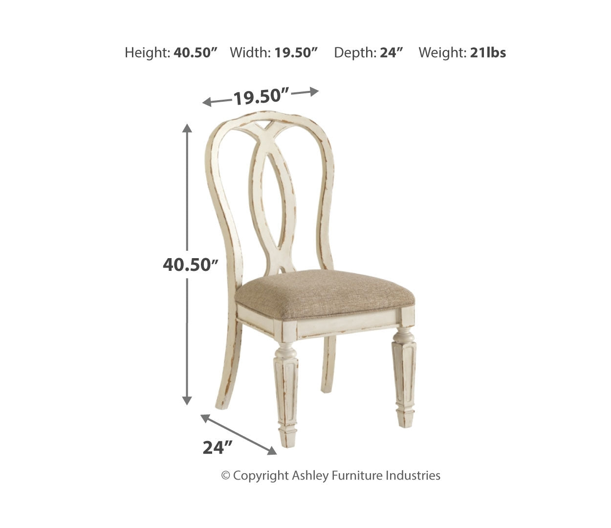 Realyn Dining UPH Side Chair (2/CN)