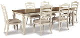 Realyn Dining Table and 6 Chairs