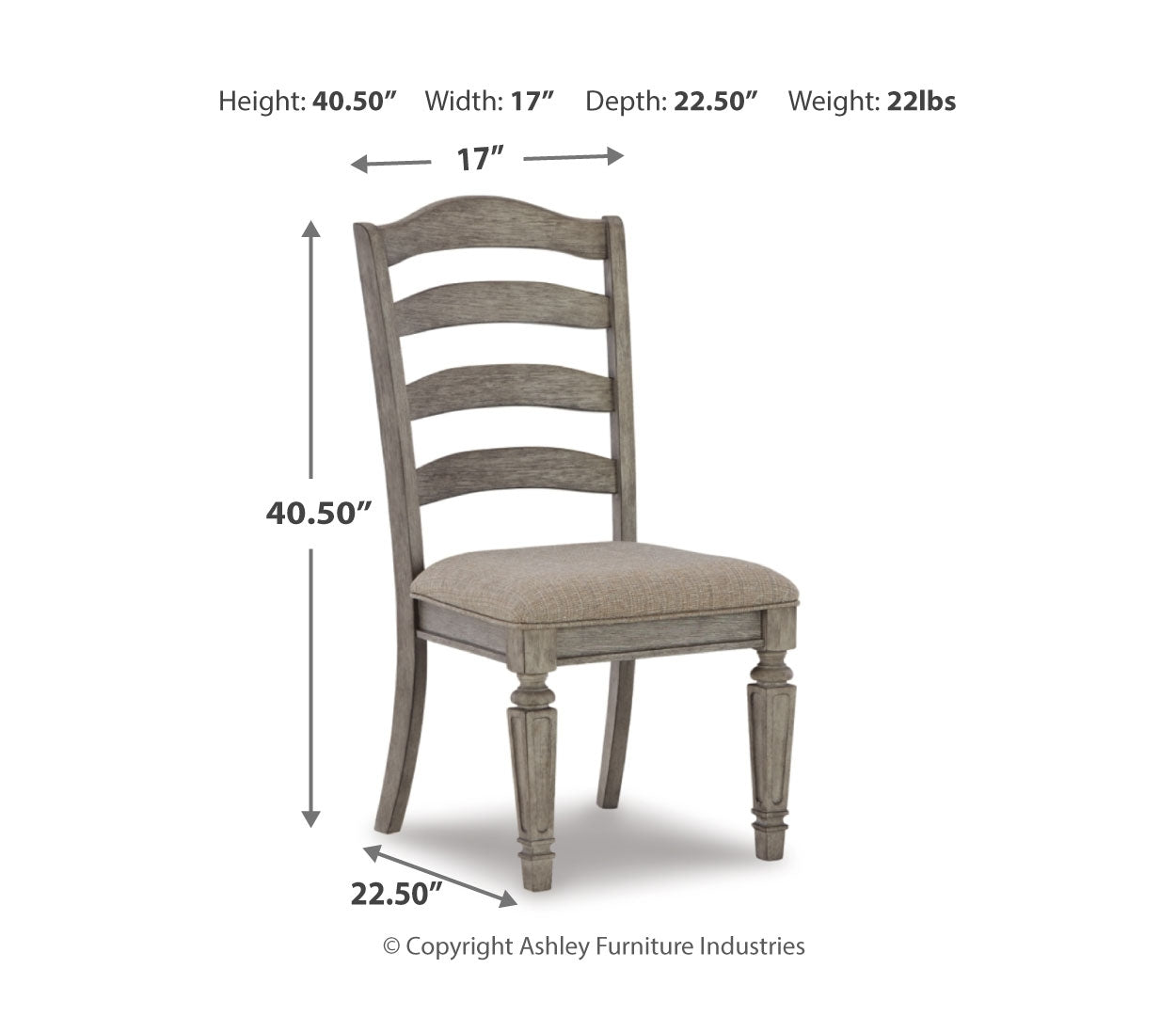 Lodenbay Dining UPH Side Chair (2/CN)