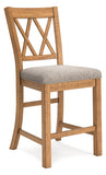 Havonplane Upholstered Barstool (2/CN)