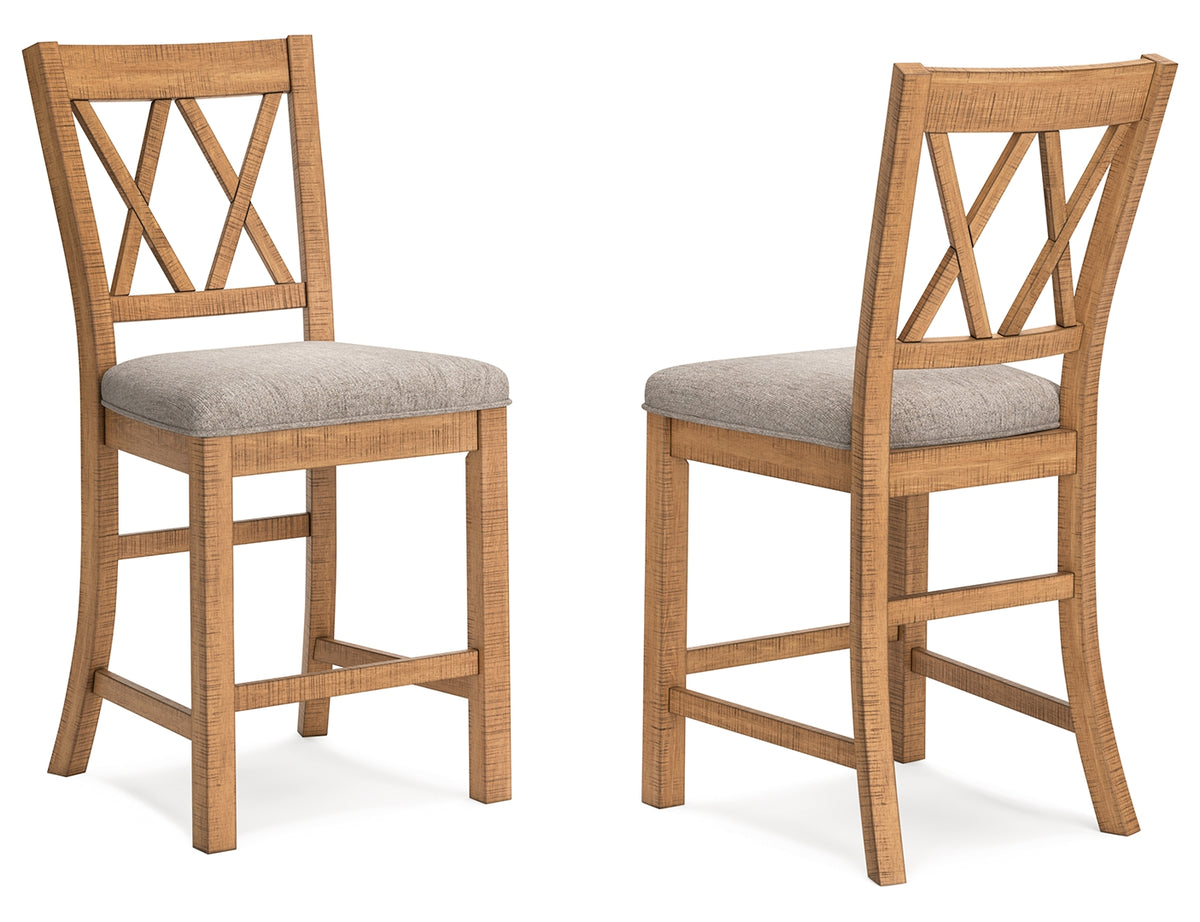 Havonplane Upholstered Barstool (2/CN)