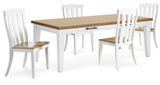 Ashbryn Dining Table and 4 Chairs