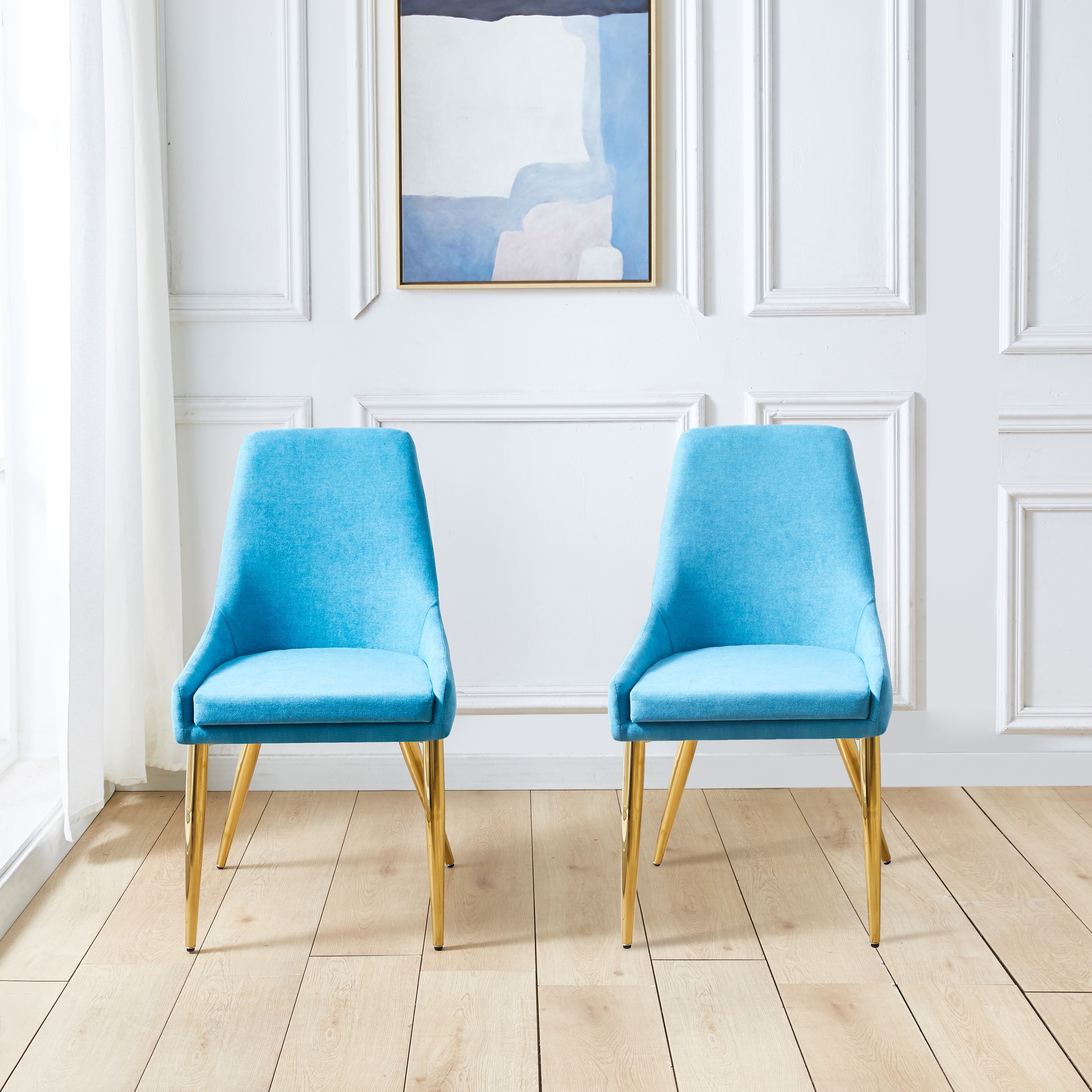 Artisan Fiamma Dining Chairs (Set of 2) Light Blue