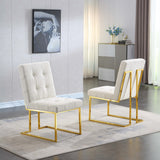 Artisan Farie Dining Chairs (Set of 2) Beige