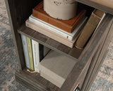 Sonnet Springs  L-Shaped Desk with File Drawer in Pebble Pine