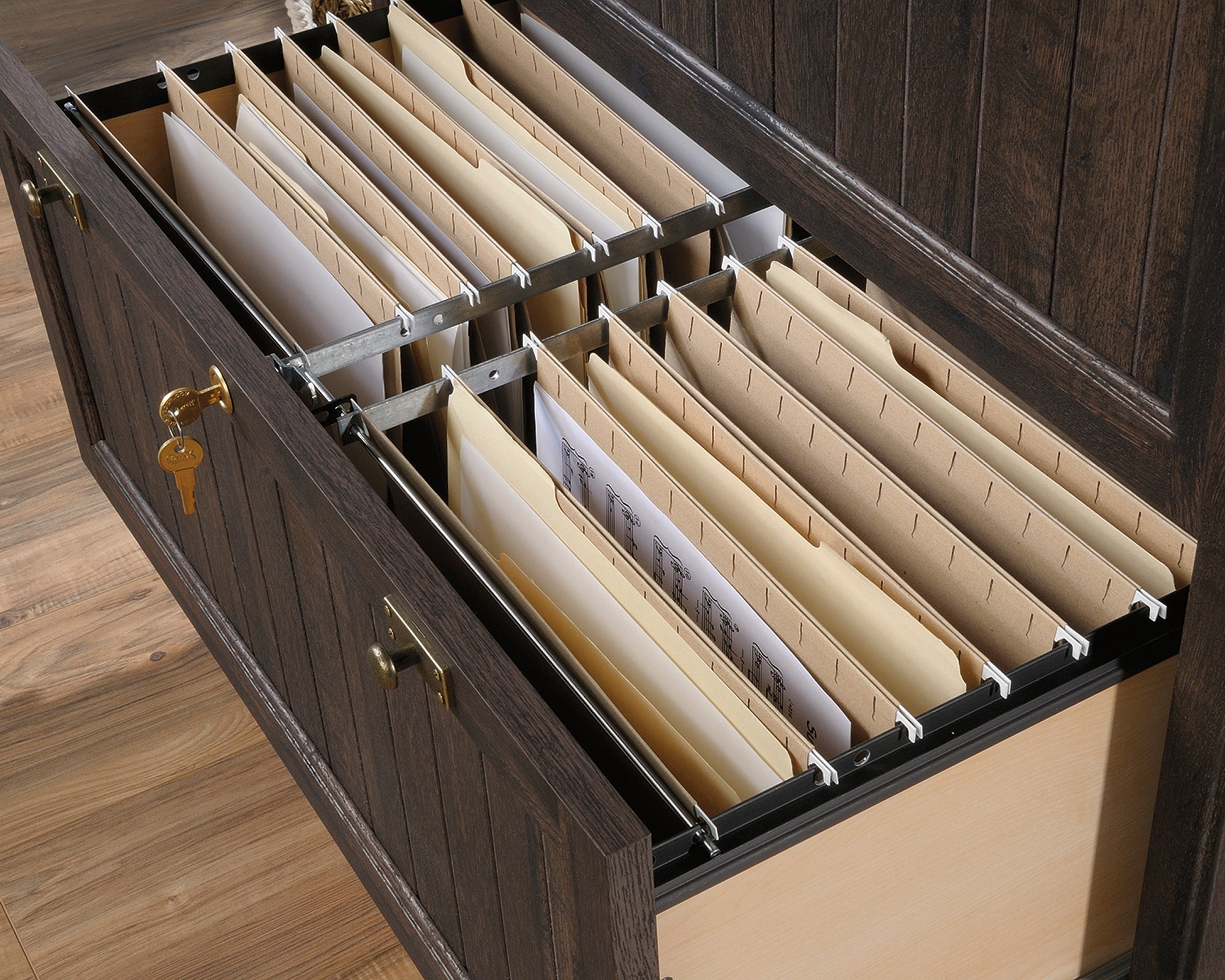 Costa Lateral File Coffee Oak