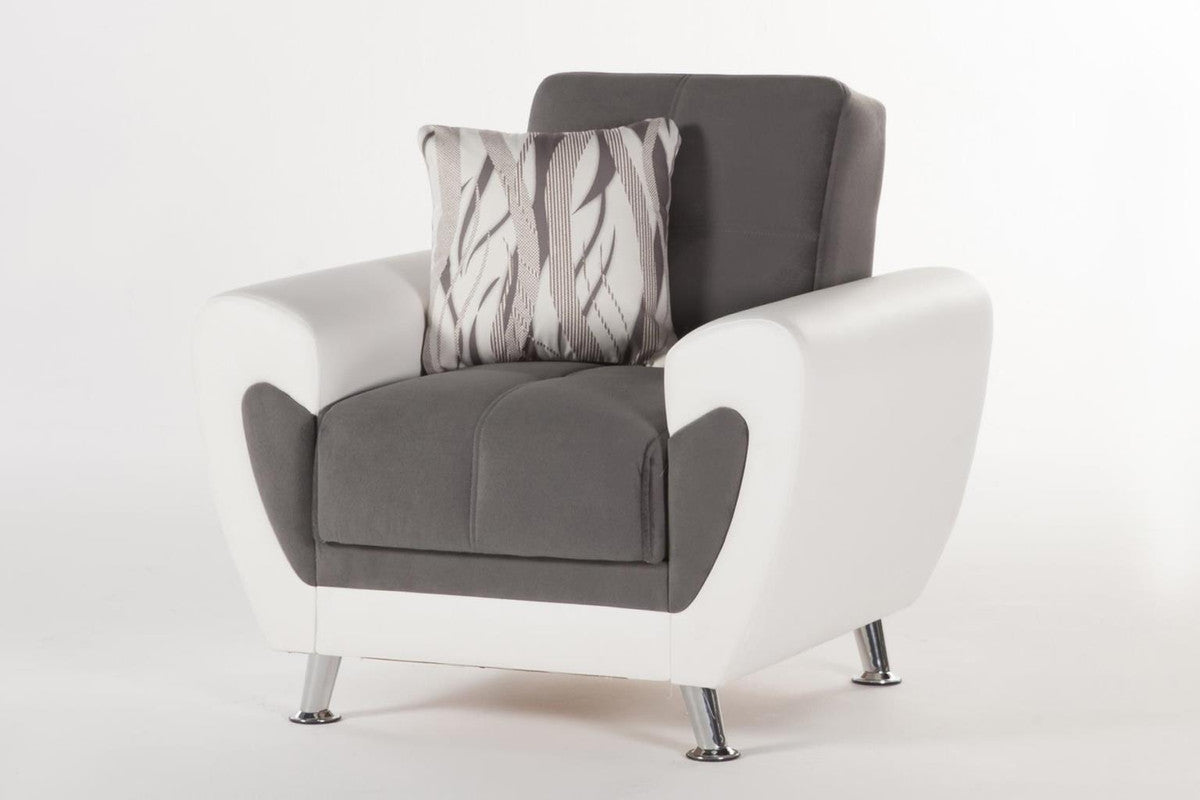 Bellona Duru Armchair (Plato Dark Gray) by Bellona Default Title