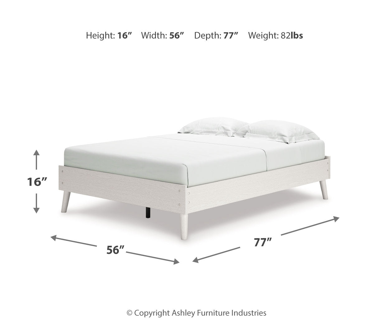 Aprilyn Full Platform Bed with Dresser