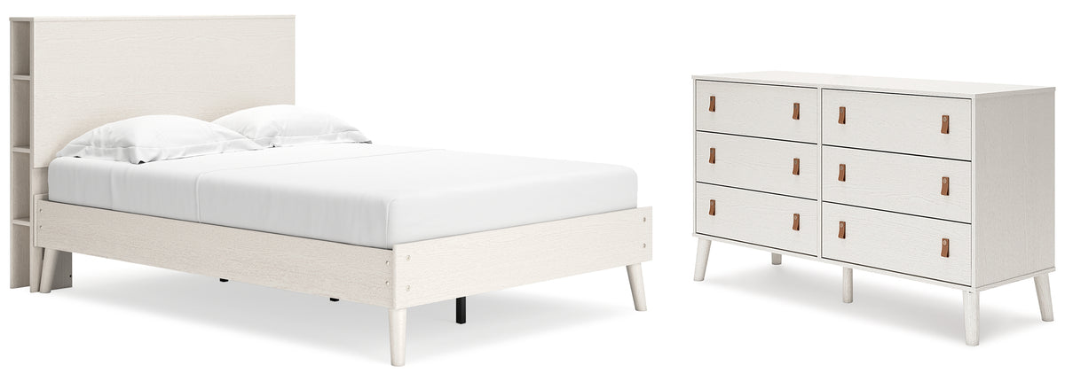 Aprilyn Full Bookcase Bed with Dresser