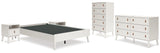 Aprilyn Full Platform Bed with Dresser, Chest and 2 Nightstands