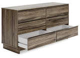 Shallifer Six Drawer Dresser