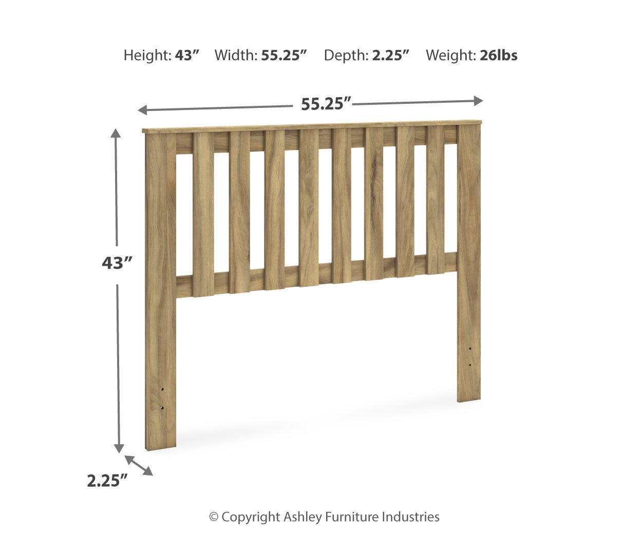 Bermacy Full Panel Headboard