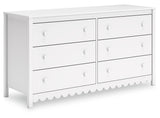 Hallityn Six Drawer Dresser