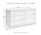 Hallityn Six Drawer Dresser