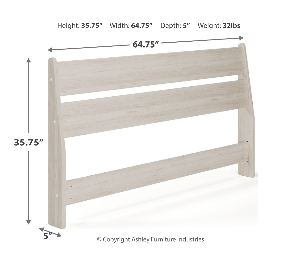 Socalle Queen Panel Headboard