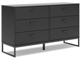 Socalle Six Drawer Dresser