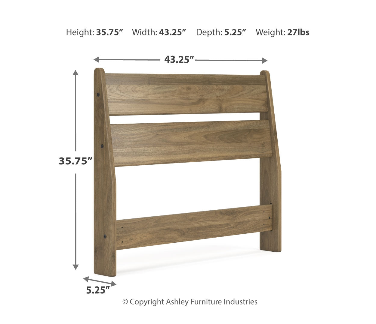 Deanlow Twin Panel Headboard