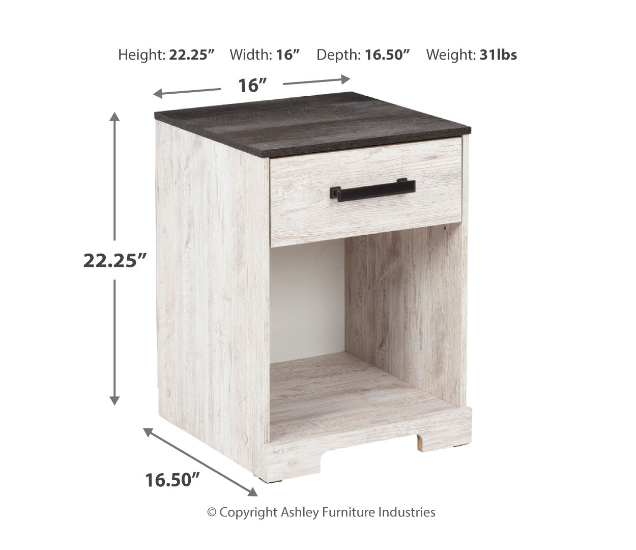 Shawburn One Drawer Night Stand