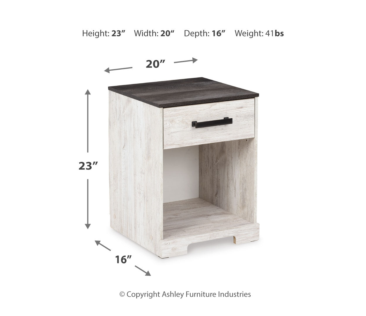 Shawburn One Drawer Night Stand