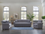 Bellona Elita S Love Seat (Koopsi Light Gray) by Bellona