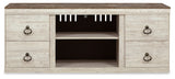 Willowton LG TV Stand w/Fireplace Option