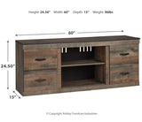 Trinell LG TV Stand w/Fireplace Option