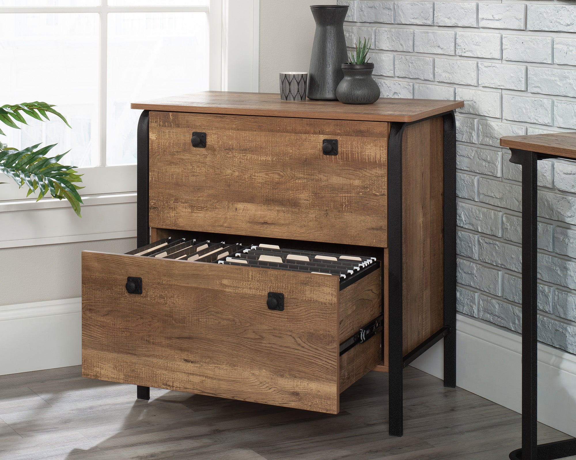 Station House  2-Drawer Lateral File Cabinet in Etched Oak