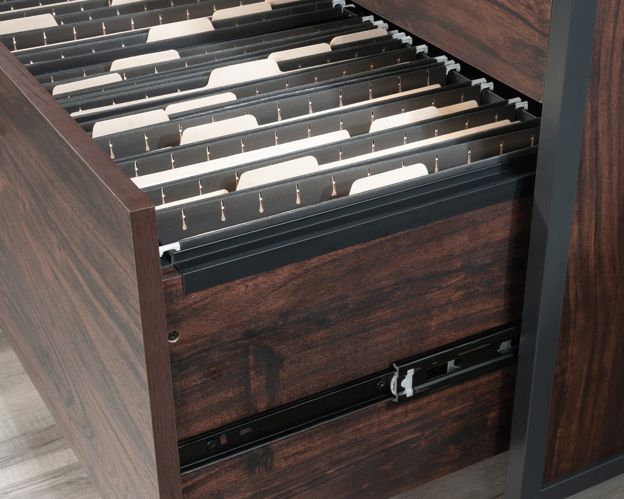 Market Commons  2-Drawer Lateral File Cabinet in Rich Walnut