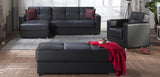 Bellona Elegant Sleeper Sectional Storage Chaise by Bellona SANTA GLORY BLACK