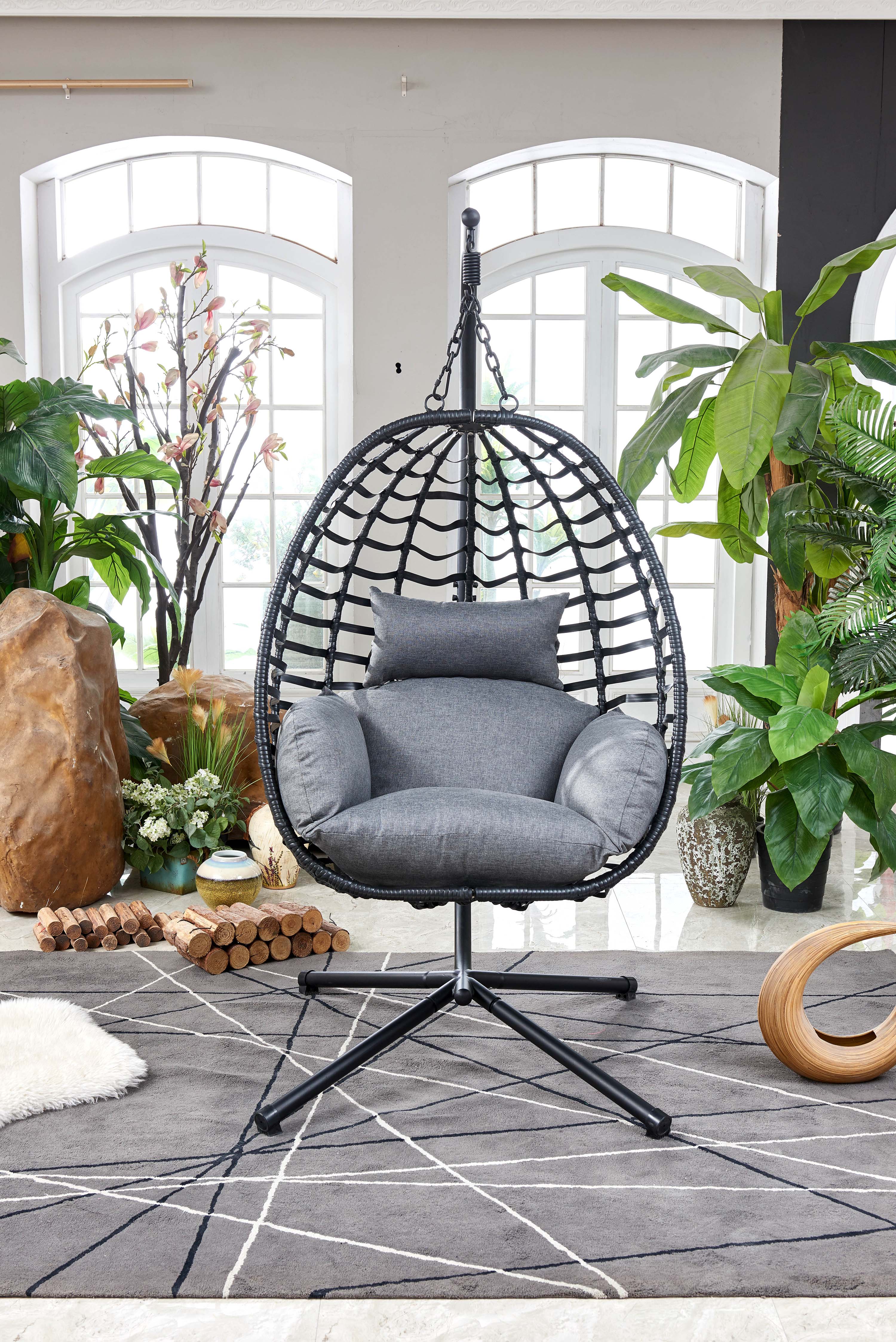 Artisan Carmencita Swing Chair Grey