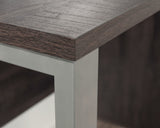 Rock Glen  Single Pedestal Desk in Blade Walnut